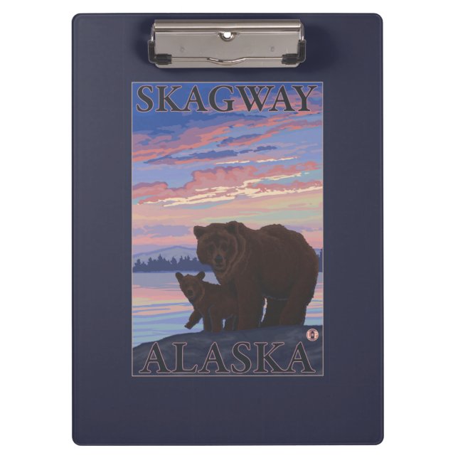 Porte-bloc Ours et CUB - Skagway, Alaska (Devant)