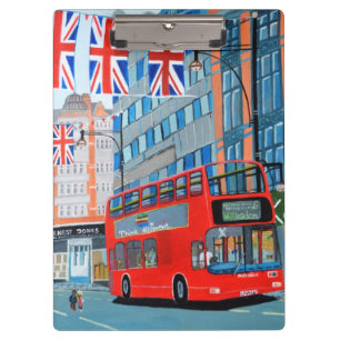 Porte-bloc Oxford Street- Clipboard du jubilé de la Reine Dim