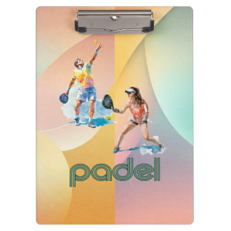 Porte-bloc Padel Clipboard – Style Padel Vibrant