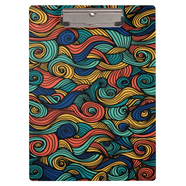 Porte-bloc Paisley haché (Devant)