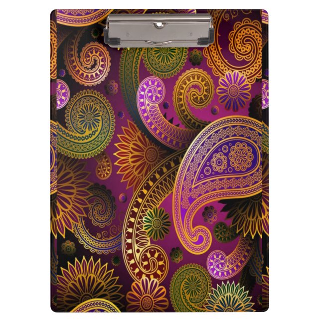 Porte-bloc Paisley Purple (Devant)