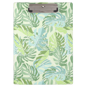 Porte-bloc Palmettes tropicales en pastel