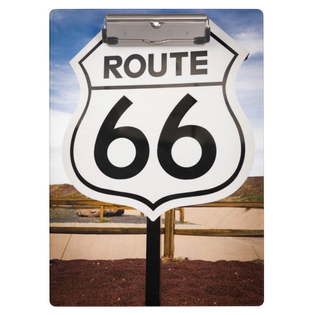 Porte-bloc Panneau routier Route 66, Arizona (Devant)