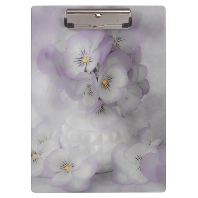 Porte-bloc Pansies souples (Devant)