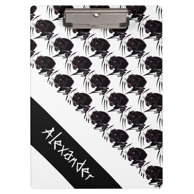 Porte-bloc Panthère noire porte - bloc/en colère (Devant)