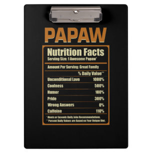 Porte-bloc Papaw Nutrition Faits Amour inconditionnel