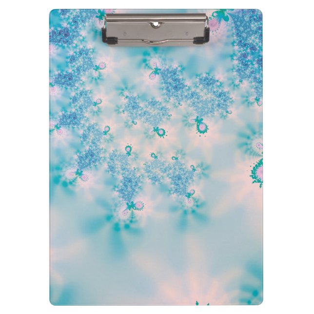 Porte-bloc Papier Art Papillon Méditation Bleue Calme (Devant)