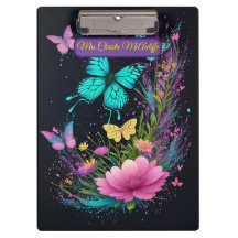 papillon fleuri vert jaune rose rose mignon enseig