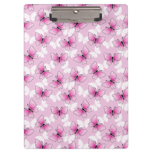 Porte-bloc Papillon Rose Joli