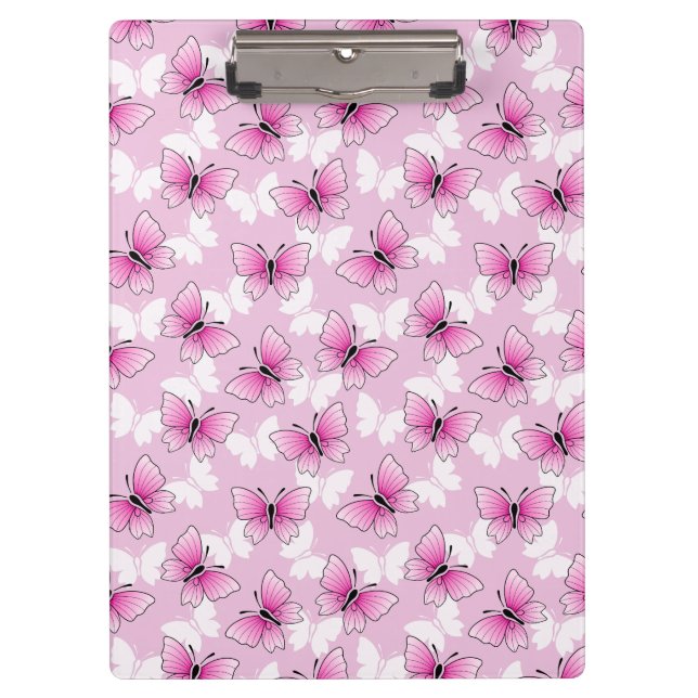 Porte-bloc Papillon Rose Joli (Devant)