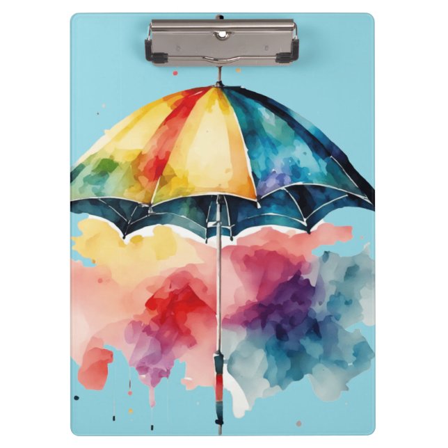 Porte-bloc Parapluie multicolore (Devant)