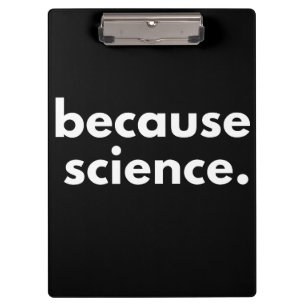 Porte-bloc Parce que la science