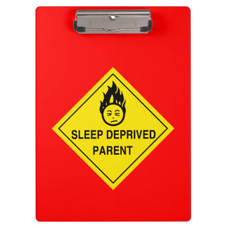Porte-bloc Parent privé de sommeil