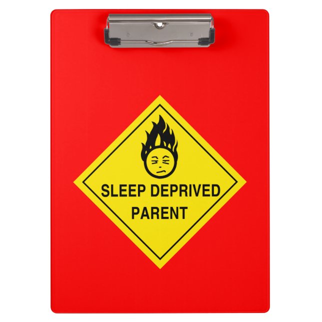 Porte-bloc Parent privé de sommeil (Devant)