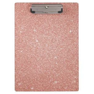 Porte-bloc Parties scintillant et étincelle rose Rose Gold