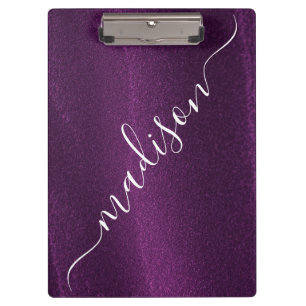 Porte-bloc Parties scintillant violet Shimmer Personnalisé No