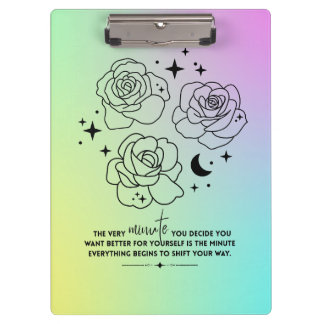 Porte-bloc Pastel Glow Up Clipboard