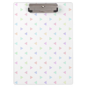 Porte-bloc Pastel Triangles Motif Multicolor