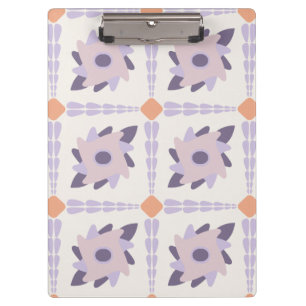Porte-bloc Pastel violet Carrelage décoratif coloré