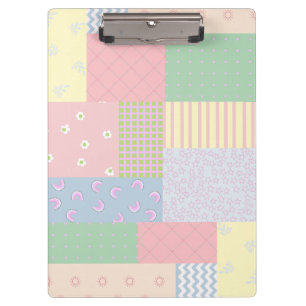Porte-bloc Patchwork Pastel