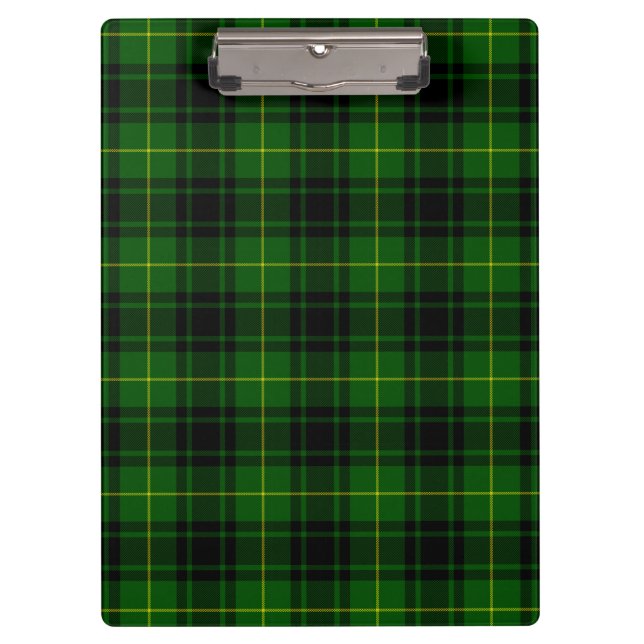 Porte-bloc Pâte verte de tartan MacArthur (Devant)
