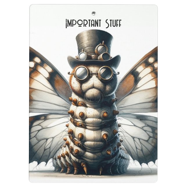 Porte-bloc Paterpillar Steampunk (Dos)