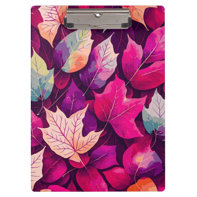 Porte-bloc Pattern de Colorful Autumn Leaves (Devant)