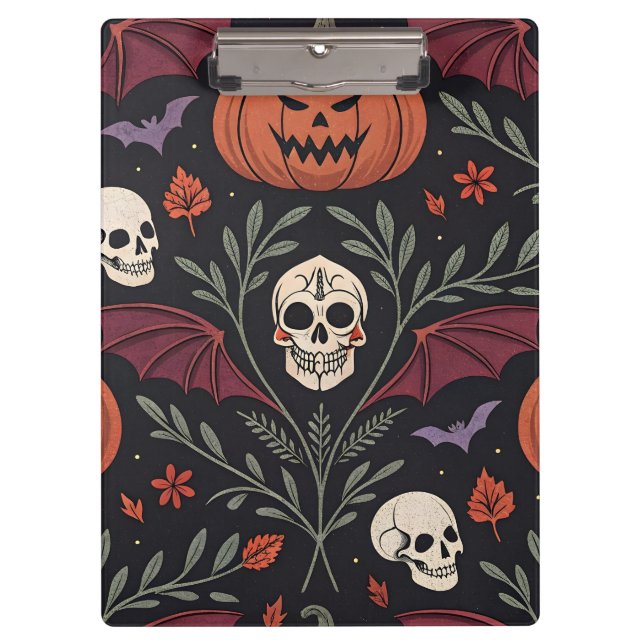 Porte-bloc Pattern d'Halloween (Devant)