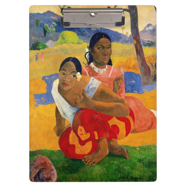 Porte-bloc Paul Gauguin - Quand te maries-tu ? (Devant)