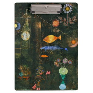 Porte-bloc Paul Klee Magie de poisson Art abstrait surréalist