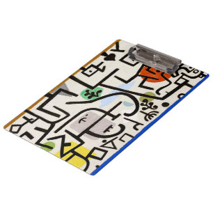 Porte-bloc Paul Klee "Port riche" Moderne Abstrait