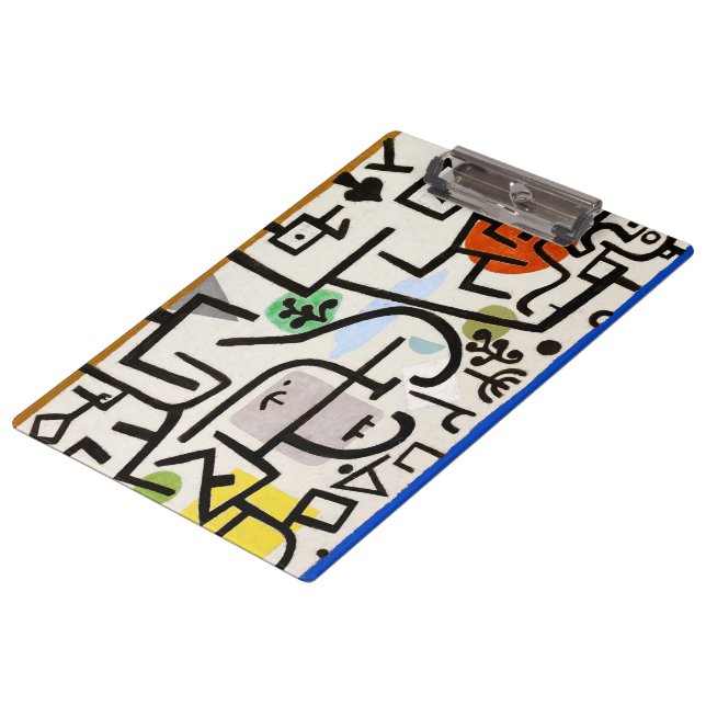 Porte-bloc Paul Klee "Port riche" Moderne Abstrait (Incliné)