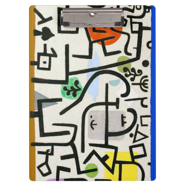 Porte-bloc Paul Klee Rich Harbor Expressionnisme abstrait (Devant)