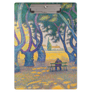 Porte-bloc Paul Signac - Place des Lices, Saint-Tropez