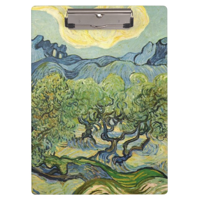 Porte-bloc Paysage avec Olive Vincent Willem van Gogh (Devant)