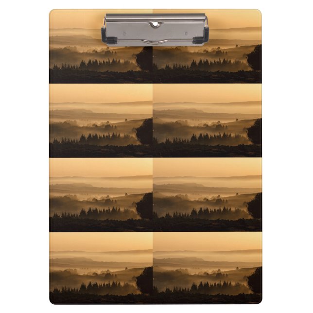 Porte-bloc Paysage de coucher du soleil (Devant)