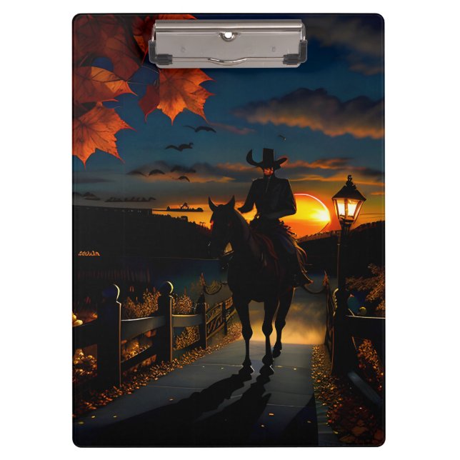 Porte-bloc Paysage d'Halloween sept (Devant)