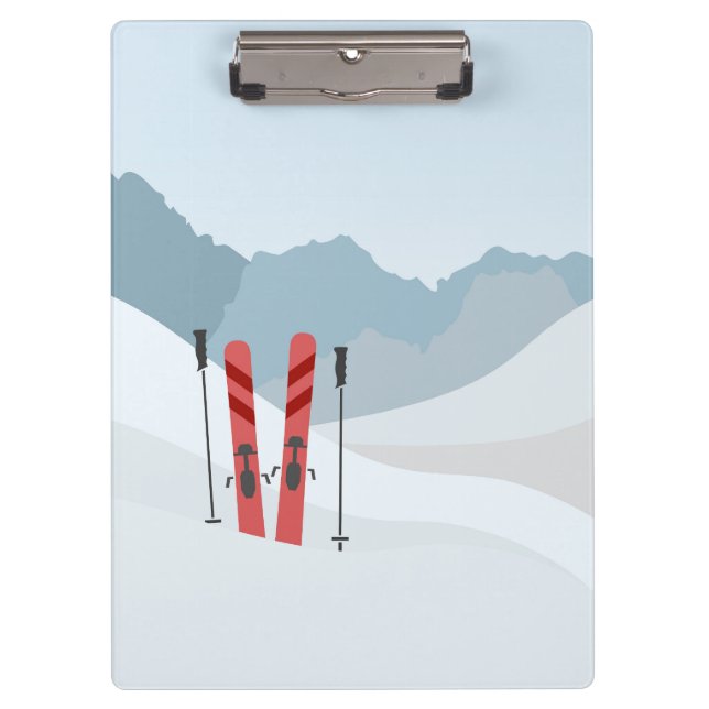Porte-bloc Paysage hivernal (Devant)