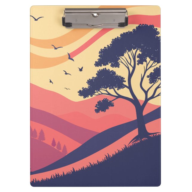 Porte-bloc Paysage Serene Sunset (Devant)