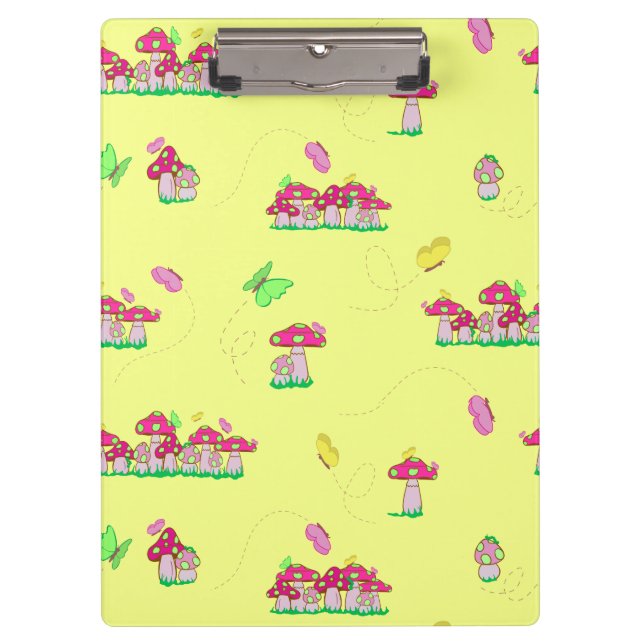 Porte-bloc Peace Love Mushrooms (Devant)