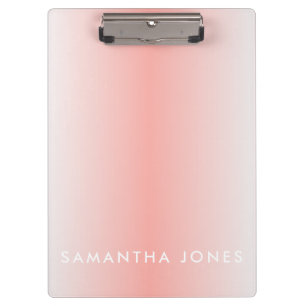 Porte-bloc Peach Ombre Simple Simple Plain Personnaliser Son 