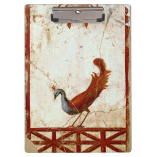 Porte-bloc Peacock sur Fresco Ancienne peinture romaine antiq