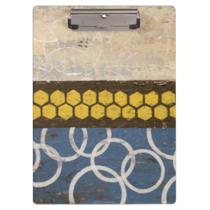 Porte-bloc Peigne de miel Abstrait I