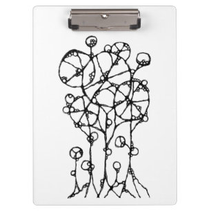 Porte-bloc Peinture à la main - Groupe Arbre Abstrait 1 + 2