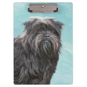Porte-bloc Peinture Affenpinscher - Joli art original chien