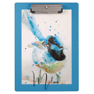 Porte-bloc Peinture aquarelle Troglodyte bleu Oiseaux austral