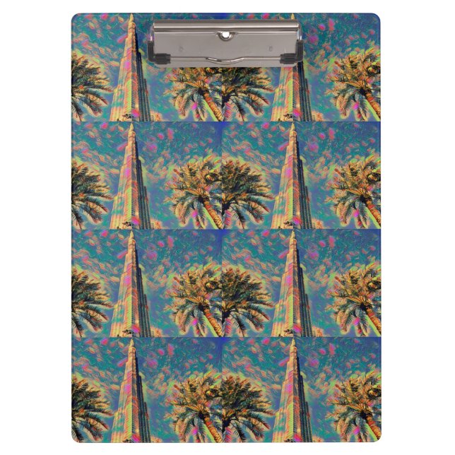 Porte-bloc Peinture de Burj Khalifa (Devant)