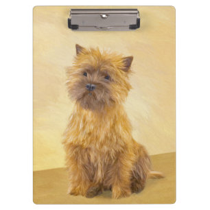 Porte-bloc Peinture de Cairn Terrier - Cute Original Chien Ar