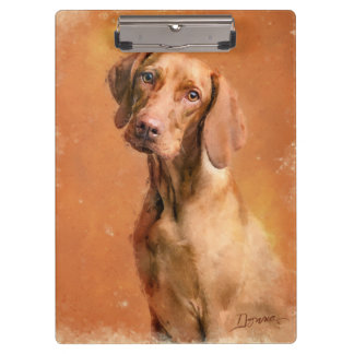 Porte-bloc Peinture de Chien de Vizsla en Hongrie