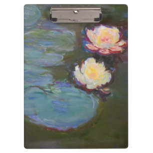 Porte-bloc Peinture de nénuphars d'étang de Monet